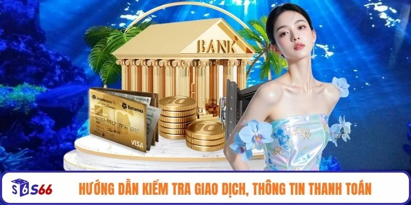 Hướng dẫn kiểm tra giao dịch, thông tin thanh toán